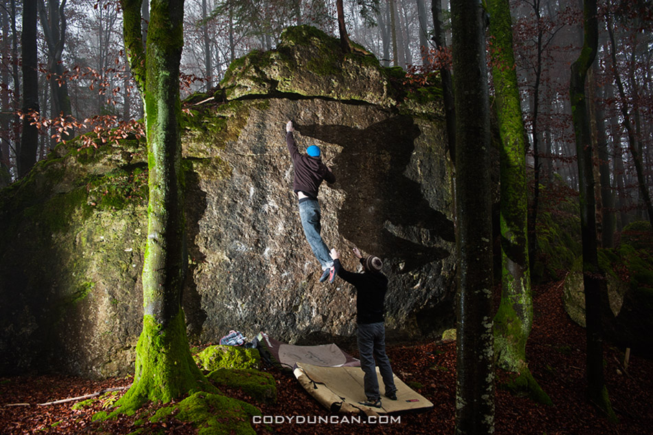 Frankenjura Bouldering German Climbing Photos Cody Duncan Photography