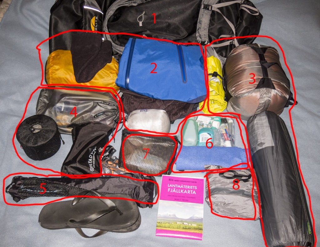 Hiking and Backpacking Gear Packlist Norwegian and Swedish Travel