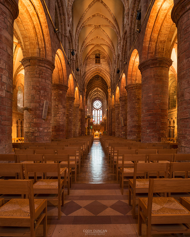 Interior of St. Magnus Cathedral, Kirkwall, Orkney, Scotland